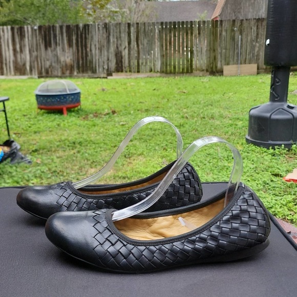 ROBERT ZUR LEATHER WOVEN CUTE  FLATS SIZE 40 IN GUC - Picture 5 of 16